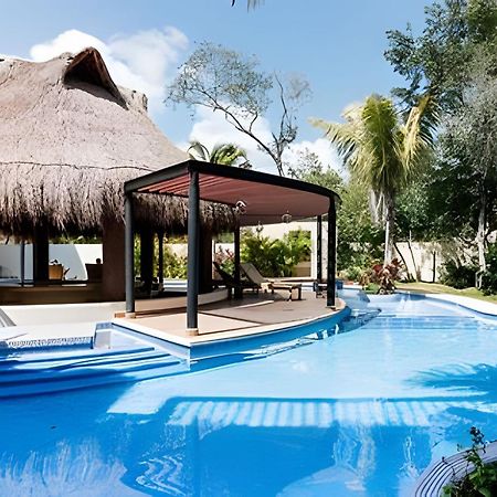 Casa De Lujo Ka'An Maya Acceso Swimup A La Piscina Tulum Exterior foto