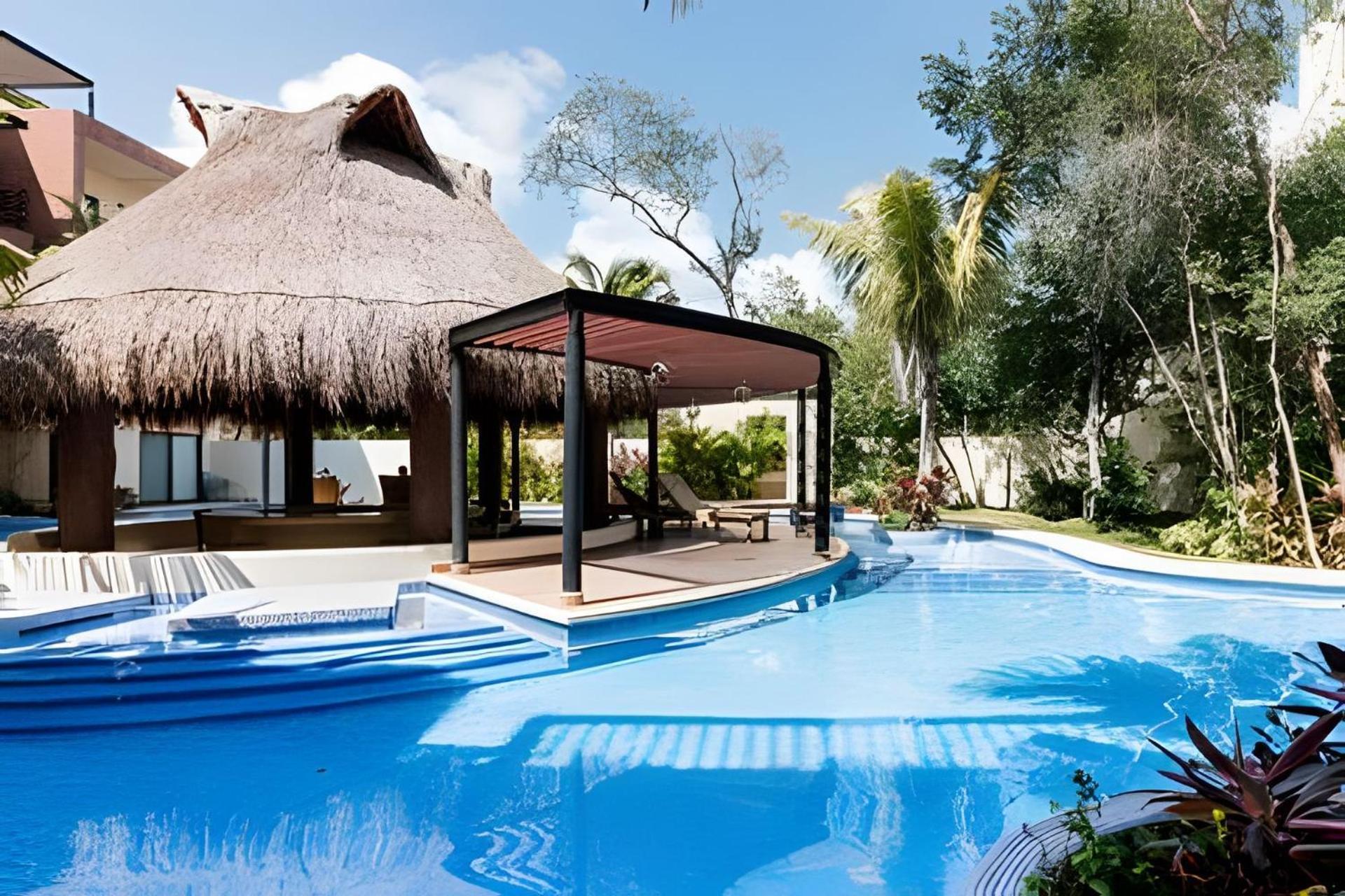 Casa De Lujo Ka'An Maya Acceso Swimup A La Piscina Tulum Exterior foto