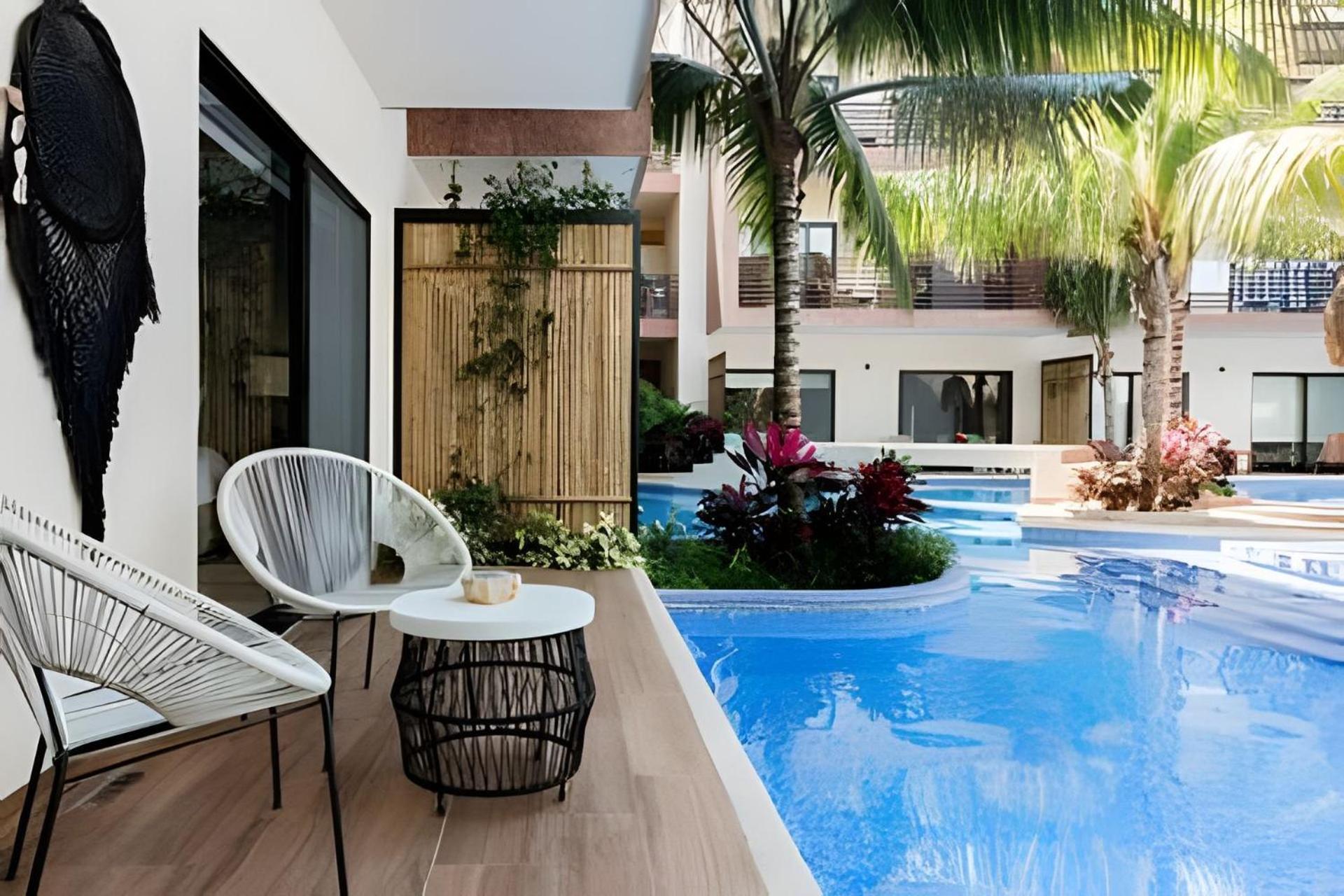 Casa De Lujo Ka'An Maya Acceso Swimup A La Piscina Tulum Exterior foto